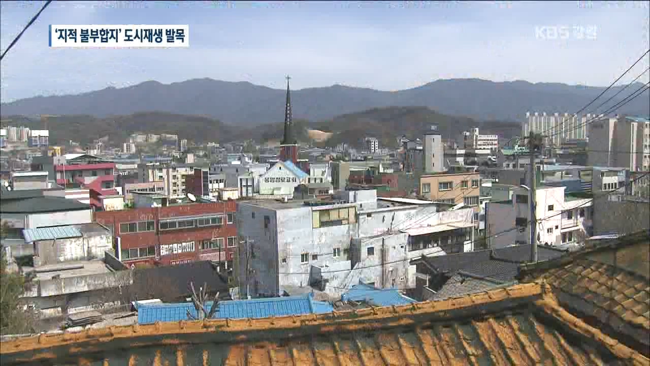 '지적 불부합지' 도시재생사업 '발목'