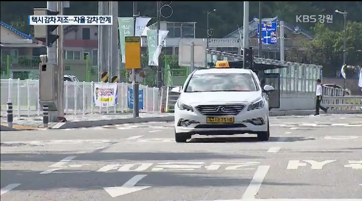 저조한 택시 감차...자율 감차 한계